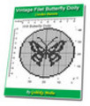 Thumbnail Vintage Filet Butterfly Doily Crochet Pattern Ebook