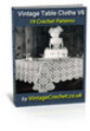Thumbnail Vintage Tablecloths Crochet Patterns eBook Volume 6