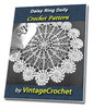 Thumbnail Daisy Ring Doily Vintage Crochet Pattern Thumbnail Daisy Ring Doily Vintage Crochet Pattern