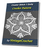 Thumbnail Cluster Stich 1 Doily Vintage Crochet Pattern Ebook