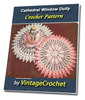 Thumbnail Cathedral Window Doily Vintage Crochet Pattern Ebook