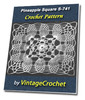 Thumbnail Pineapple Square S-741 Vintage Crochet Pattern eBook Thumbnail Pineapple Square S-741 Vintage Crochet Pattern eBook