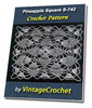 Thumbnail Pineapple Square S-742 Vintage Crochet Pattern eBook Thumbnail Pineapple Square S-742 Vintage Crochet Pattern eBook
