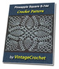 Thumbnail Pineapple Square S-744 Vintage Crochet Pattern eBook Thumbnail Pineapple Square S-744 Vintage Crochet Pattern eBook