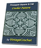 Thumbnail Pineapple Square S-746 Vintage Crochet Pattern eBook Thumbnail Pineapple Square S-746 Vintage Crochet Pattern eBook