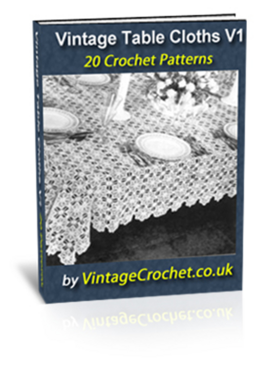 Product picture Vintage Tablecloths Crochet Patterns Volume 1 Ebook