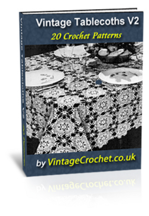 Product picture Vintage Tablecloths Crochet Patterns Volume 2 Ebook