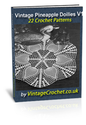 Product picture Vintage Pineapple Doily Crochet Patterns eBook Volume 1