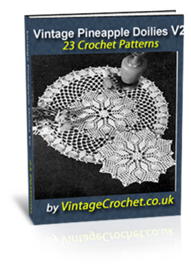 Product picture Vintage Pineapple Doily Crochet Patterns eBook Volume 2