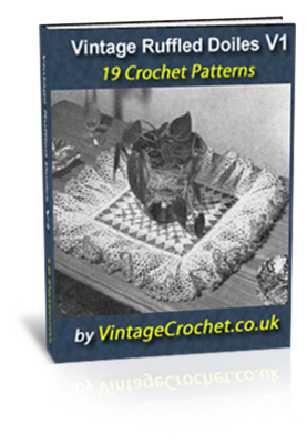 Product picture Vintage Ruffled Doily Crochet Patterns eBook Volume 1