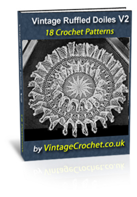 Product picture Vintage Ruffled Doily Crochet Patterns eBook Volume 2