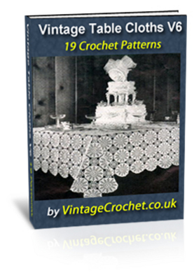 Product picture Vintage Tablecloths Crochet Patterns eBook Volume 6