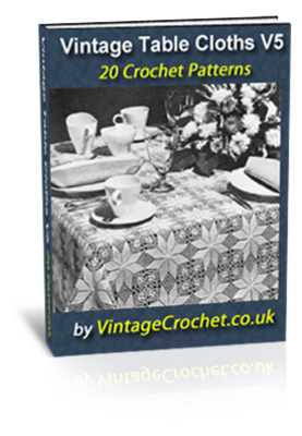 Product picture Vintage Tablecloths Crochet Patterns eBook Volume 5