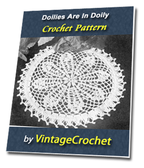 Product picture Doilies Are In Again Doily Vintage Crochet Pattern Ebook