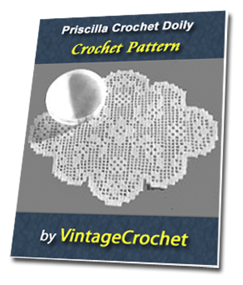 Product picture Filet Doily S-773 Vintage Crochet Pattern eBook