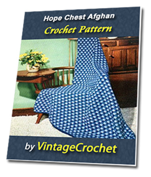 Product picture Hope Chest Afghan Vintage Crochet Pattern
