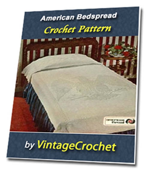 Product picture Americana Bedspread Vintage Crochet Pattern