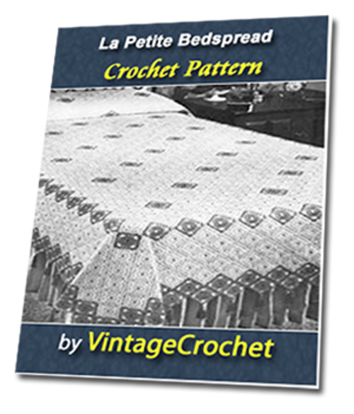 Product picture La Petite Bedspread Vintage Crochet Pattern