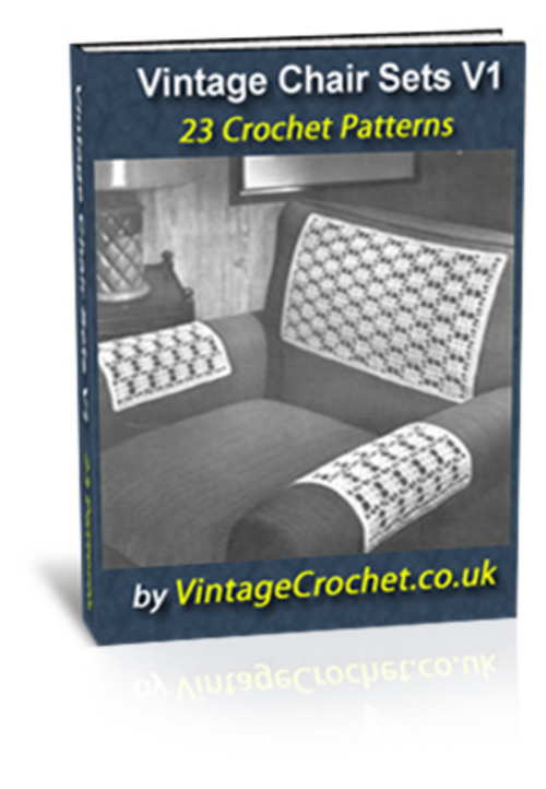 Product picture Vintage Chair Sets Crochet Patterns Ebook